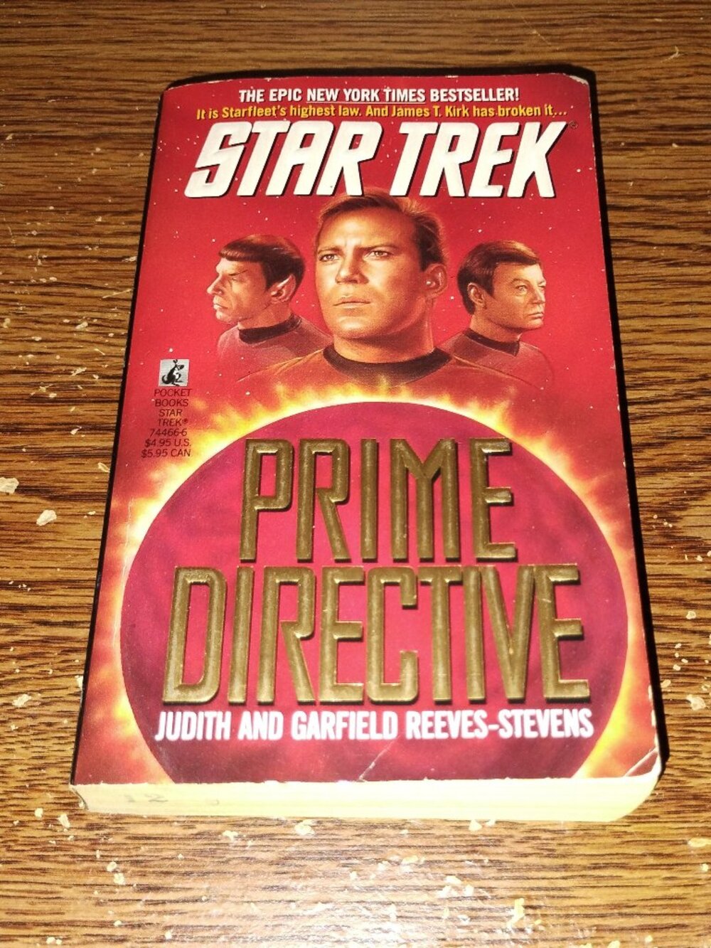 Star Trek - Prime Directive Paperback book (1991)